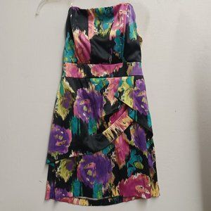 speeckless multicolor cocktail dress, size 7
